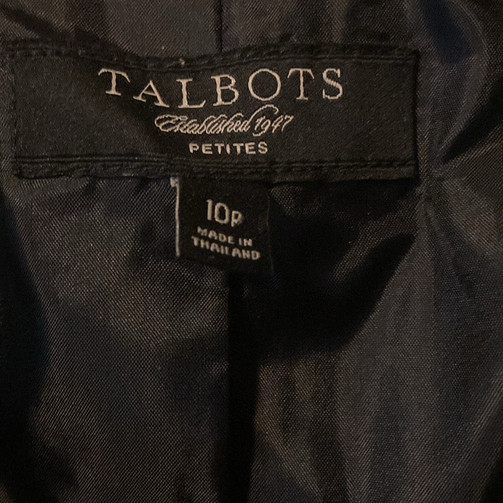 Euc Talbots Jacket Size 10 Petite - image 2